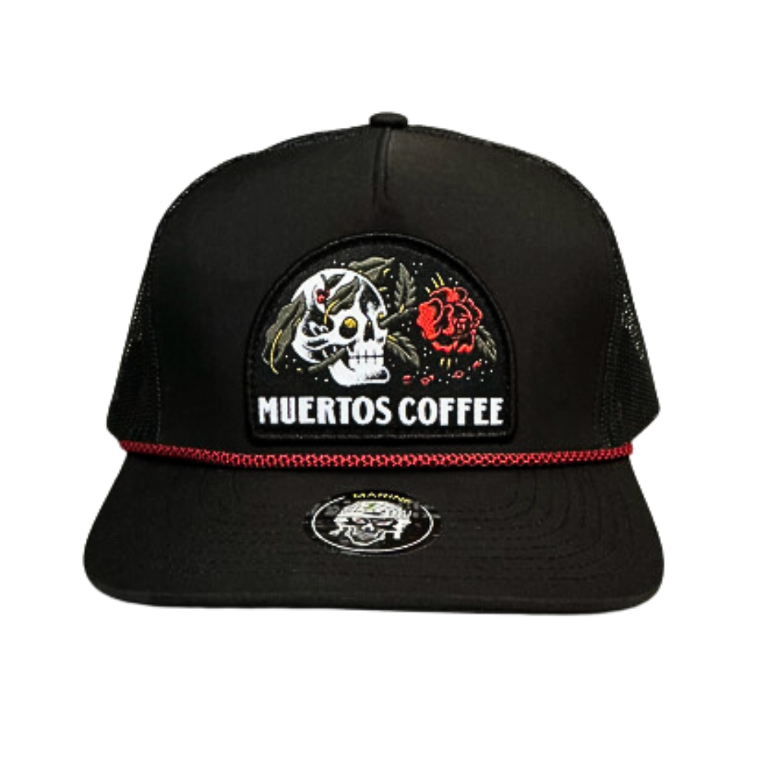 Muertos Black Snapback Medium Roast Bundle